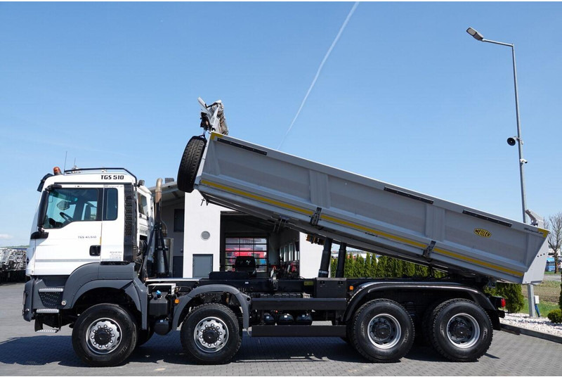 MAN TGS 41.510 / 8x6 / WYWROTKA / 3 STRONNA / BORDMATIC / HYDROBURTA - Camión volquete: foto 3 MAN TGS 41.510 / 8x6 / WYWROTKA / 3 STRONNA / BORDMATIC / HYDROBURTA - Camión volquete: foto 3
