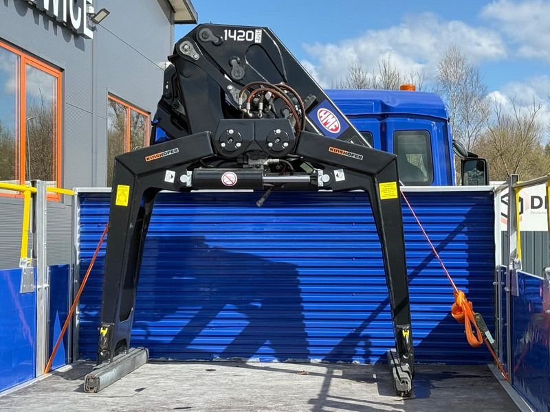 Camión caja abierta, Camión grúa MAN TGS TGX 26.360 / E6 / 143tys km !!! skrzynia + żuraw HMF / manua: foto 15