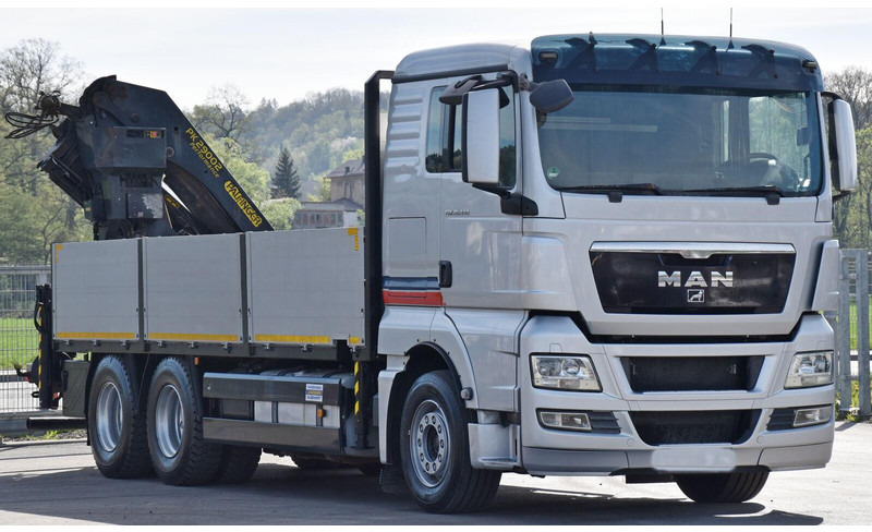 MAN TGX 26.440 Pritsche 6,40 m* PK 29002+FUNK *6x4 - Camión caja abierta, Camión grúa: foto 3 MAN TGX 26.440 Pritsche 6,40 m* PK 29002+FUNK *6x4 - Camión caja abierta, Camión grúa: foto 3