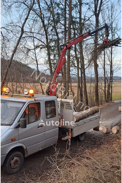 Mercedes-Benz 413 - Doka tipper+crane with gripper - Camión volquete, Camión grúa: foto 2 Mercedes-Benz 413 - Doka tipper+crane with gripper - Camión volquete, Camión grúa: foto 2