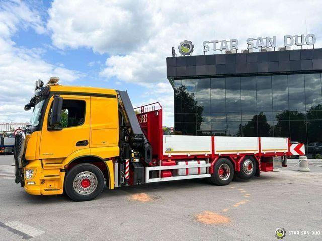 Camión caja abierta, Camión grúa Mercedes-Benz ACTROS 2543 6x2 PalfingerPK 26002 EH Crane: foto 10