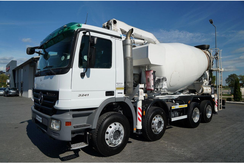 Mercedes-Benz ACTROS 3241 / POMPOGRUSZKA / 8X4 / BETONIARKA + POMPA SERMAC 3Z2 - Camión hormigonera: foto 4 Mercedes-Benz ACTROS 3241 / POMPOGRUSZKA / 8X4 / BETONIARKA + POMPA SERMAC 3Z2 - Camión hormigonera: foto 4