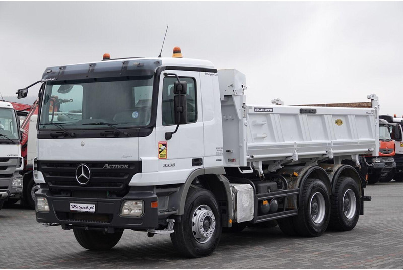 Camión volquete Mercedes-Benz ACTROS 3336 / 6x4 / WYWROTKA / BORDMATIC / HYDROBURTA / MEILLER: foto 12