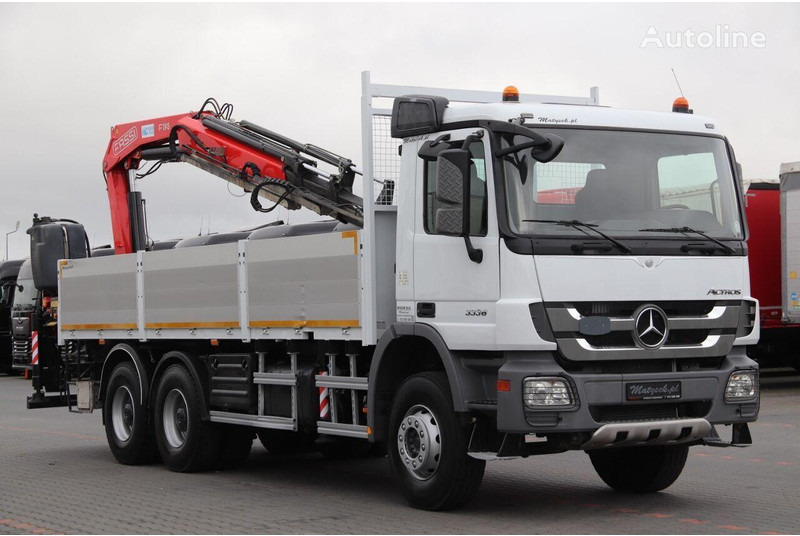 Mercedes-Benz ACTROS 3336 - Camión caja abierta, Camión grúa: foto 1 Mercedes-Benz ACTROS 3336 - Camión caja abierta, Camión grúa: foto 1
