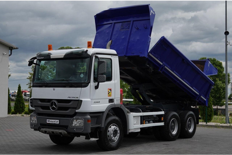 Mercedes-Benz ACTROS 3344 / 6x4 / WYWROTKA 2 STR / BORDMATIC / HYDROBURTA / HY - Camión volquete: foto 2 Mercedes-Benz ACTROS 3344 / 6x4 / WYWROTKA 2 STR / BORDMATIC / HYDROBURTA / HY - Camión volquete: foto 2