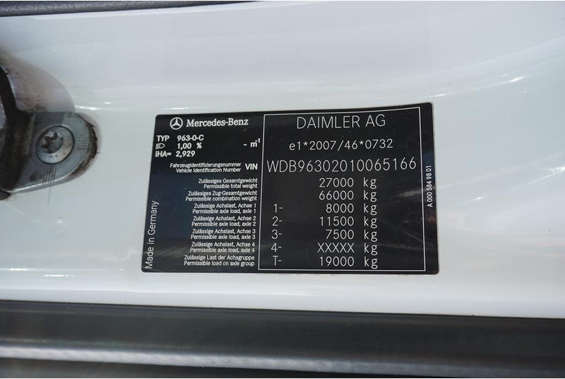 Camión chasis Mercedes-Benz ANTOS / 2545 / ACC / E 6 / BDF + WINDA / 7.15 , 7.45, 7.82 M / O: foto 11