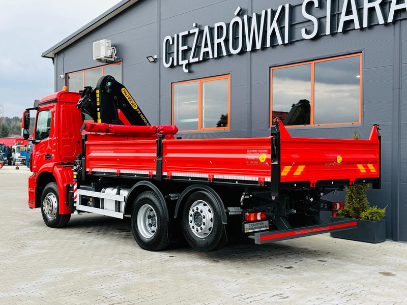 Mercedes-Benz AROCS 2532 // E6 // wywrotka 3-Stronna + PALFINGER PK 14001-EH / - Camión volquete, Camión grúa: foto 4 Mercedes-Benz AROCS 2532 // E6 // wywrotka 3-Stronna + PALFINGER PK 14001-EH / - Camión volquete, Camión grúa: foto 4