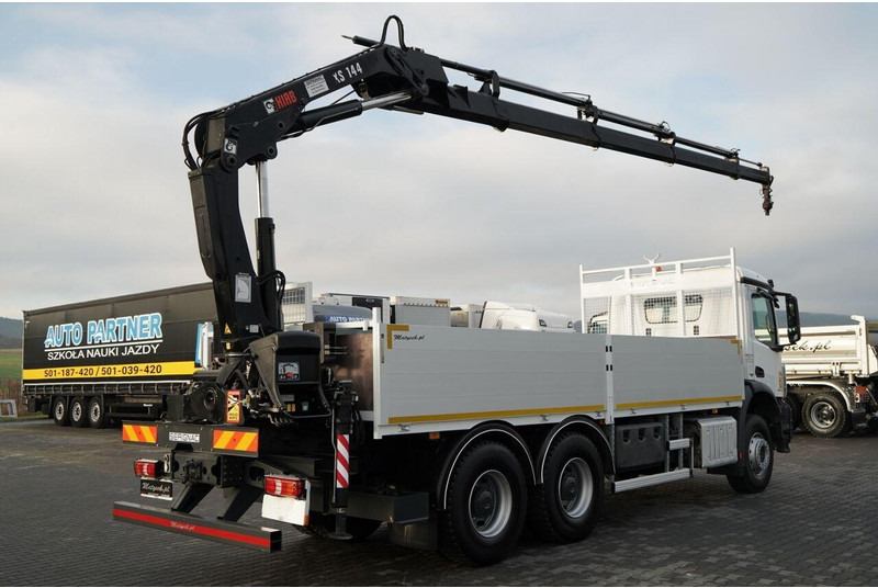 Mercedes-Benz AROCS 2640 / 6x4 / SKRZYNIOWY - 6,5 M / HDS HIAB 144 / wysów: 12 - Camión caja abierta, Camión grúa: foto 4 Mercedes-Benz AROCS 2640 / 6x4 / SKRZYNIOWY - 6,5 M / HDS HIAB 144 / wysów: 12 - Camión caja abierta, Camión grúa: foto 4