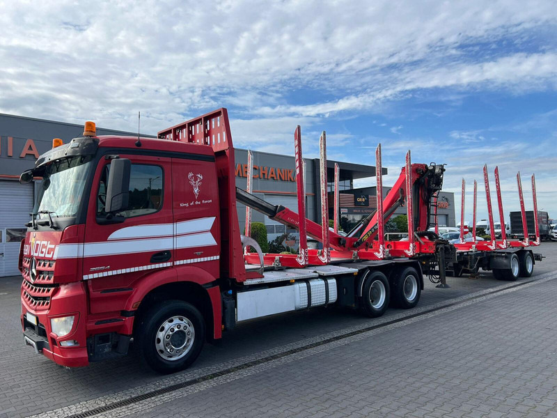 Mercedes-Benz AROCS 2645 EURO 6 6x4 TIMBER CARRIER HOLZTRANSPORT PALFINGER EPS - Camión forestal, Camión grúa: foto 2 Mercedes-Benz AROCS 2645 EURO 6 6x4 TIMBER CARRIER HOLZTRANSPORT PALFINGER EPS - Camión forestal, Camión grúa: foto 2