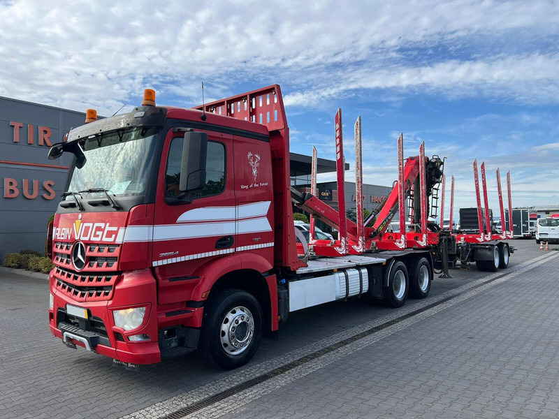 Mercedes-Benz AROCS 2645 EURO 6 6x4 TIMBER CARRIER HOLZTRANSPORT PALFINGER EPS - Camión forestal, Camión grúa: foto 1 Mercedes-Benz AROCS 2645 EURO 6 6x4 TIMBER CARRIER HOLZTRANSPORT PALFINGER EPS - Camión forestal, Camión grúa: foto 1