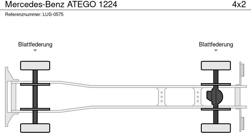 Camión volquete, Camión grúa Mercedes-Benz ATEGO 1224: foto 16