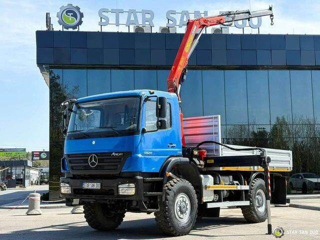 Mercedes-Benz AXOR 1824 4x4 PALFINGER PK 8500 Crane Kran - Camión volquete, Camión grúa: foto 1 Mercedes-Benz AXOR 1824 4x4 PALFINGER PK 8500 Crane Kran - Camión volquete, Camión grúa: foto 1