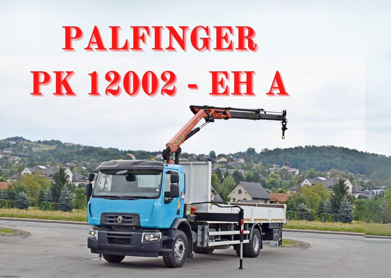 Renault C 320 - Camión caja abierta, Camión grúa: foto 1 Renault C 320 - Camión caja abierta, Camión grúa: foto 1