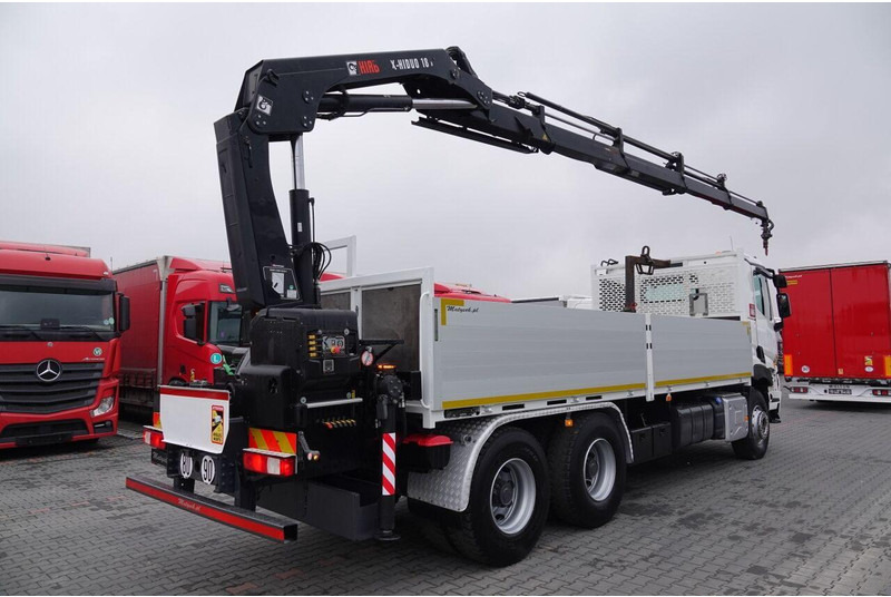 Renault C 380 / 6x4 / SKRZYNIOWY 6,6 m / + HDS HIAB 188 x-hiduo wysów: 1 - Camión caja abierta, Camión grúa: foto 4 Renault C 380 / 6x4 / SKRZYNIOWY 6,6 m / + HDS HIAB 188 x-hiduo wysów: 1 - Camión caja abierta, Camión grúa: foto 4