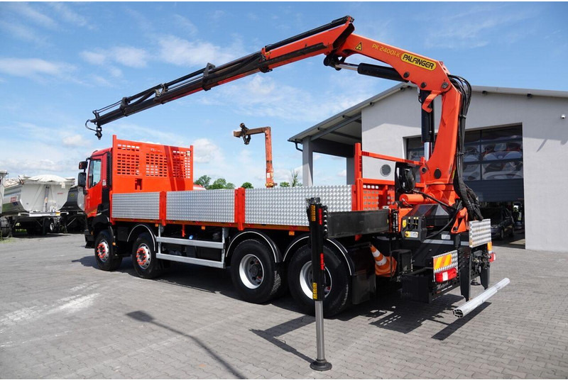 Renault C 430 / 8x4 / SKRZYNIOWY 7 M + HDS PALFINGER PK 24001-K C / WYSÓ - Camión caja abierta, Camión grúa: foto 5 Renault C 430 / 8x4 / SKRZYNIOWY 7 M + HDS PALFINGER PK 24001-K C / WYSÓ - Camión caja abierta, Camión grúa: foto 5