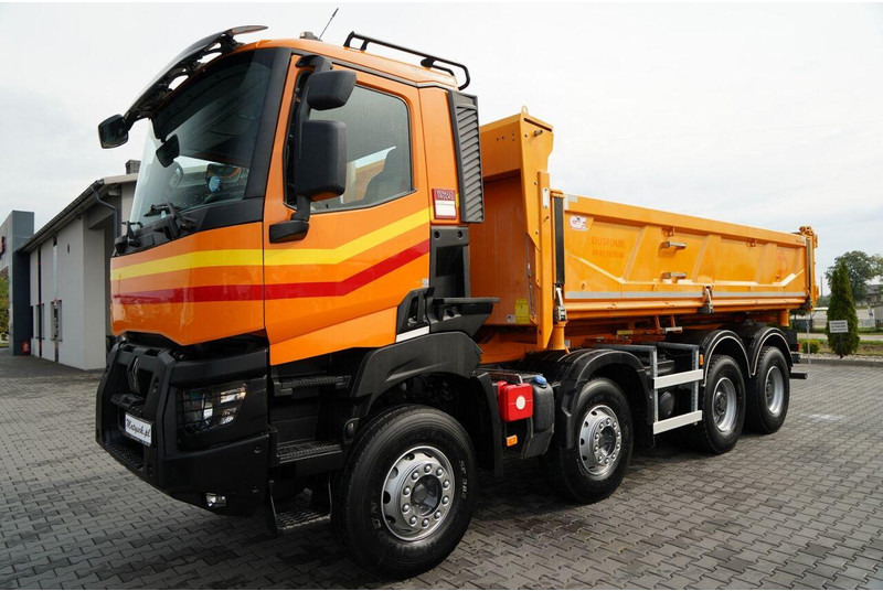 Camión volquete Renault K 480 / 8x4 / WYWROTKA DWUSTRONNA / HYDROBURTA / KLAPODRZWI  / S: foto 15