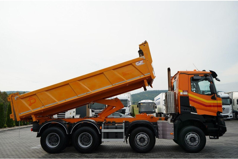 Camión volquete Renault K 480 / 8x4 / WYWROTKA DWUSTRONNA / HYDROBURTA / KLAPODRZWI  / S: foto 6