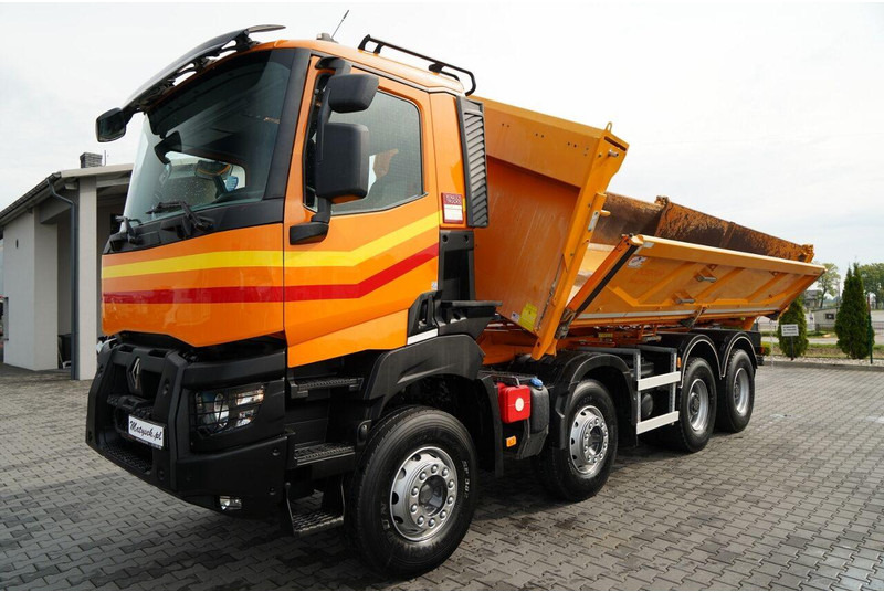 Camión volquete Renault K 480 / 8x4 / WYWROTKA DWUSTRONNA / HYDROBURTA / KLAPODRZWI  / S: foto 11