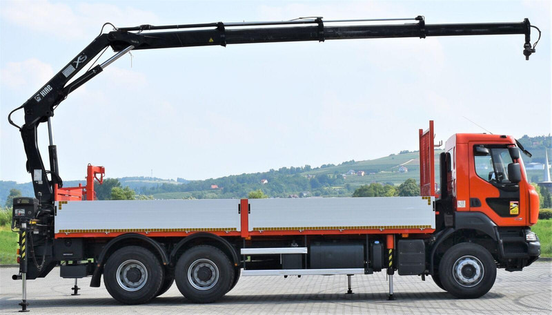 Renault KERAX 410 * HIAB 144 B-3 HIDUO / 6x4 * TOP - Camión caja abierta, Camión grúa: foto 5 Renault KERAX 410 * HIAB 144 B-3 HIDUO / 6x4 * TOP - Camión caja abierta, Camión grúa: foto 5