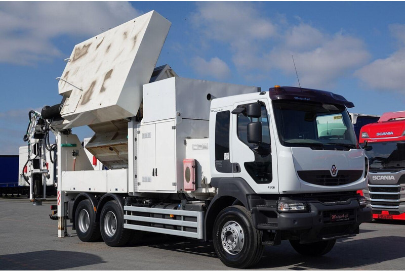 Renault KERAX 450 / 6x4 / MTS SAUGBAGGER 3A11T /ASENIZACYJNY / ŁADOWARKA - Limpieza de alcantarillado: foto 1 Renault KERAX 450 / 6x4 / MTS SAUGBAGGER 3A11T /ASENIZACYJNY / ŁADOWARKA - Limpieza de alcantarillado: foto 1