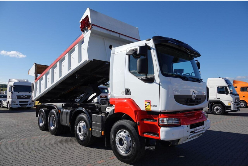 Renault KERAX 480 / 8x4 / WYWROTKA / HYDROBURTA / HYDROKLAPA / BORDMATIC - Camión volquete: foto 4 Renault KERAX 480 / 8x4 / WYWROTKA / HYDROBURTA / HYDROKLAPA / BORDMATIC - Camión volquete: foto 4
