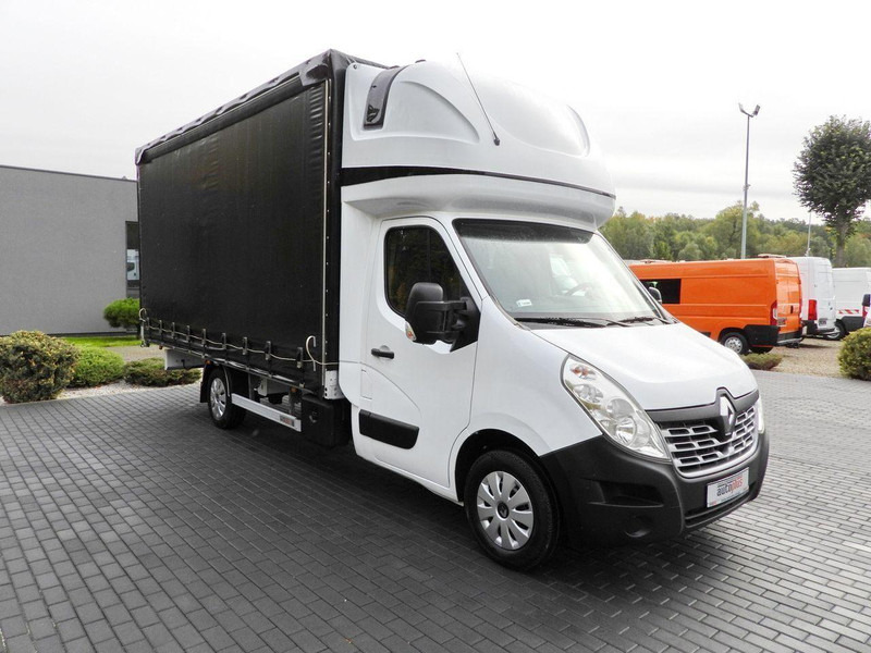 Renault MASTER PLANDEKA 10 PALET WEBASTO TEMPOMAT KLIMATYZACJA 170KM [ - Furgoneta con lona: foto 4 Renault MASTER PLANDEKA 10 PALET WEBASTO TEMPOMAT KLIMATYZACJA 170KM [ - Furgoneta con lona: foto 4