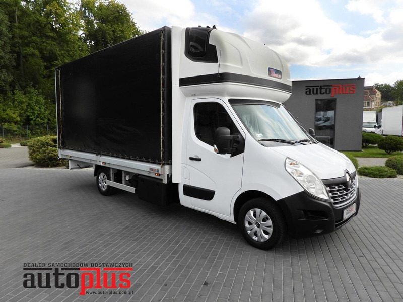 Renault MASTER PLANDEKA 10 PALET WEBASTO TEMPOMAT PNEUMATYKA KLIMATYZACJ - Furgoneta con lona: foto 1 Renault MASTER PLANDEKA 10 PALET WEBASTO TEMPOMAT PNEUMATYKA KLIMATYZACJ - Furgoneta con lona: foto 1