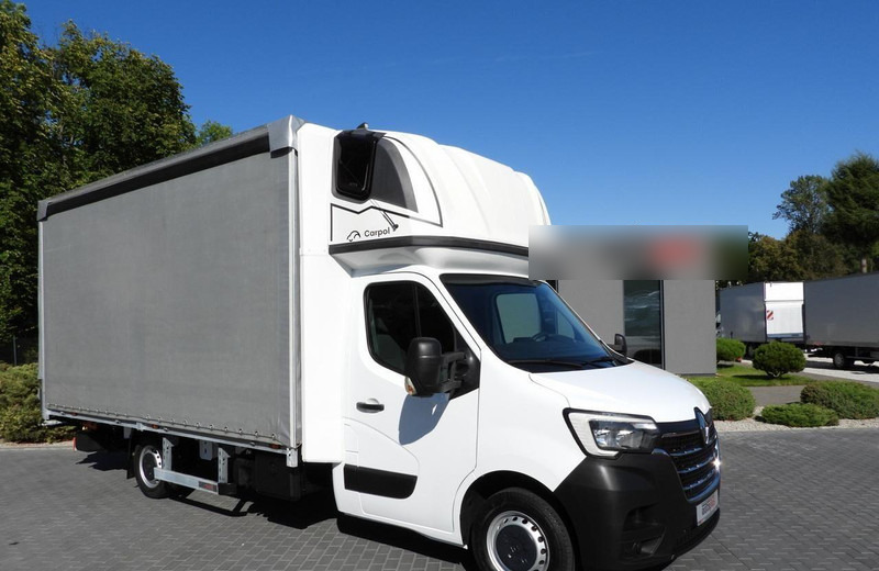 Renault MASTER PLANDEKA WINDA 10 PALET WEBASTO TEMPOMAT LEDY PNEUMATYKA - Furgoneta con lona: foto 1 Renault MASTER PLANDEKA WINDA 10 PALET WEBASTO TEMPOMAT LEDY PNEUMATYKA - Furgoneta con lona: foto 1