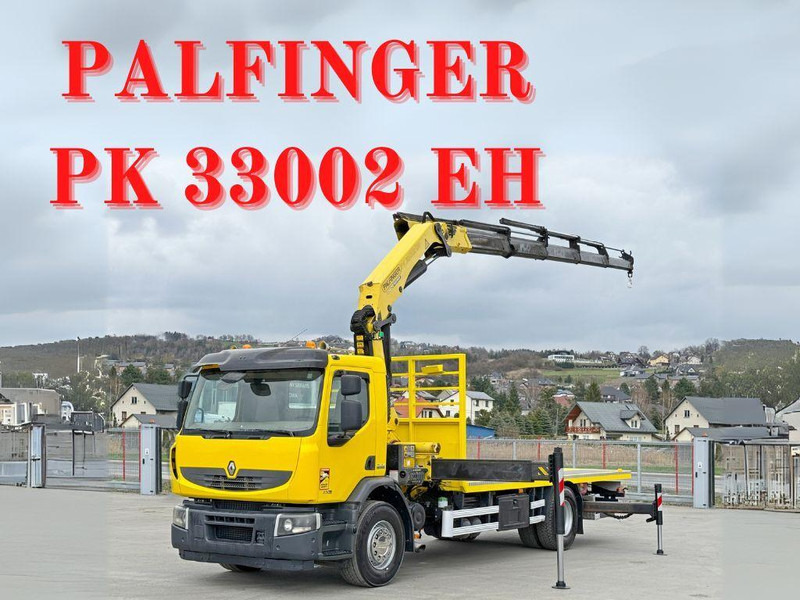 Renault PREMIUM 430 DXI* PK 33002 EH/FUNK * TOPZUSTAND - Camión caja abierta, Camión grúa: foto 1 Renault PREMIUM 430 DXI* PK 33002 EH/FUNK * TOPZUSTAND - Camión caja abierta, Camión grúa: foto 1