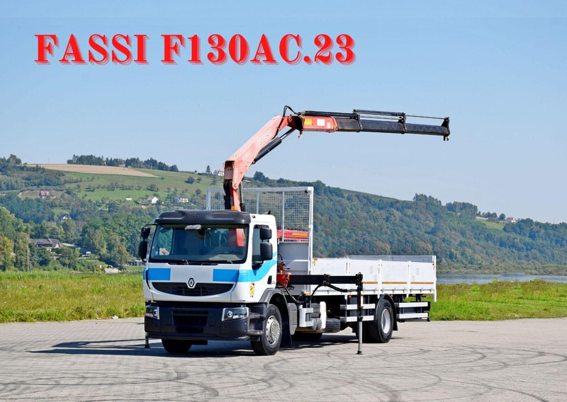 Renault Premium 310 DXI* FASSI F130AC.23+FUNK* TOP - Camión caja abierta, Camión grúa: foto 1 Renault Premium 310 DXI* FASSI F130AC.23+FUNK* TOP - Camión caja abierta, Camión grúa: foto 1
