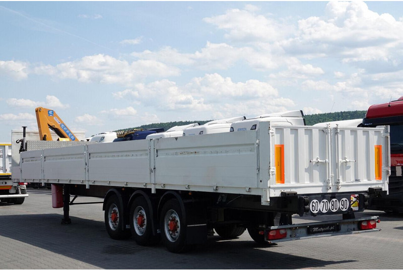 Samro NACZEPA BURTOWA / + HDS EFFER 95-3S - WYSÓW : 9 METRÓW / SPROWA - Semirremolque plataforma/ Caja abierta: foto 4 Samro NACZEPA BURTOWA / + HDS EFFER 95-3S - WYSÓW : 9 METRÓW / SPROWA - Semirremolque plataforma/ Caja abierta: foto 4