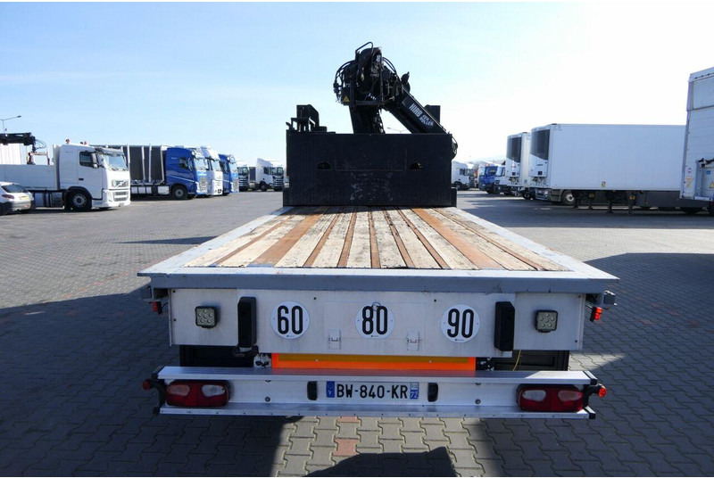 Samro NACZEPA PLATFORMA + HDS HIAB R 150 / DO BUDOWLANKI / PODŁOGA SZY - Semirremolque plataforma/ Caja abierta: foto 5 Samro NACZEPA PLATFORMA + HDS HIAB R 150 / DO BUDOWLANKI / PODŁOGA SZY - Semirremolque plataforma/ Caja abierta: foto 5