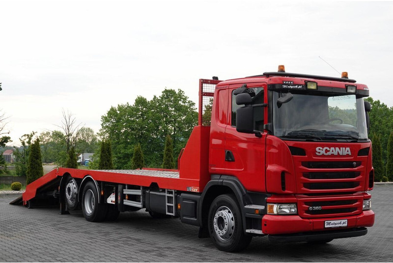 Scania G 360 / 6X2 / LAWETA / POMOC DROGOWA / OŚ SKRĘTNA I PODNOSZONA / - Grua de remolque autos: foto 1 Scania G 360 / 6X2 / LAWETA / POMOC DROGOWA / OŚ SKRĘTNA I PODNOSZONA / - Grua de remolque autos: foto 1