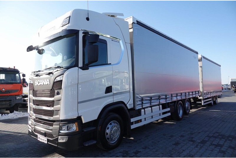 Scania S 450 / ZESTAW TANDEM / 120 M3 / I-PARK COOL / PO KONTRAKCIE S - Camión lona: foto 2 Scania S 450 / ZESTAW TANDEM / 120 M3 / I-PARK COOL / PO KONTRAKCIE S - Camión lona: foto 2