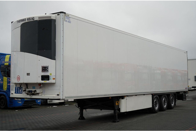 Schmitz Cargobull CHŁODNIA / THERMO KING / HAKÓWKA / OŚ PODNOSZONA / KOSZ NA PALE - Semirremolque frigorífico: foto 1 Schmitz Cargobull CHŁODNIA / THERMO KING / HAKÓWKA / OŚ PODNOSZONA / KOSZ NA PALE - Semirremolque frigorífico: foto 1