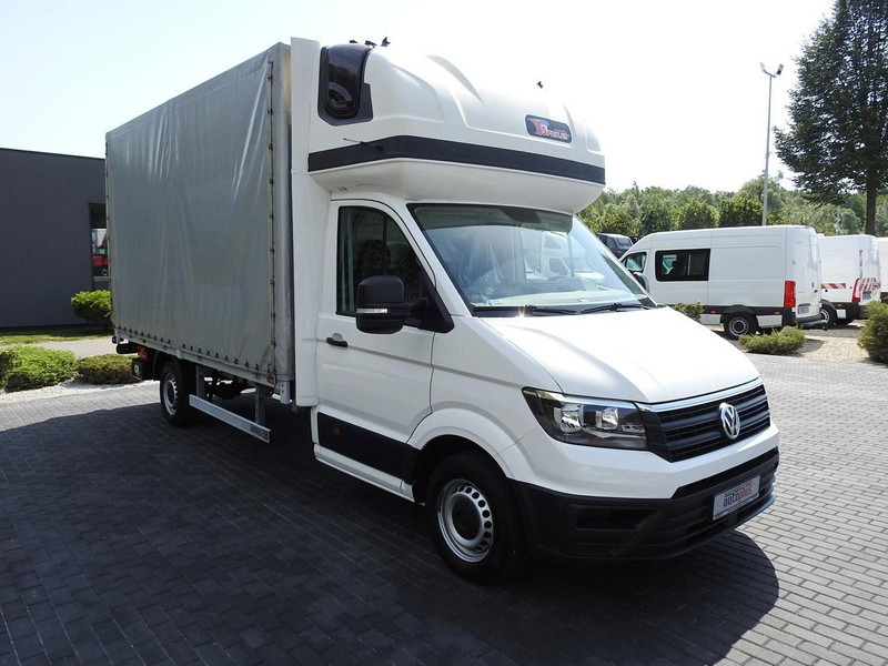 Volkswagen CRAFTER PLANDEKA WINDA 8 PALET WEBASTO TEMPOMAT  180KM [ 032919 - Furgoneta con lona: foto 4 Volkswagen CRAFTER PLANDEKA WINDA 8 PALET WEBASTO TEMPOMAT  180KM [ 032919 - Furgoneta con lona: foto 4