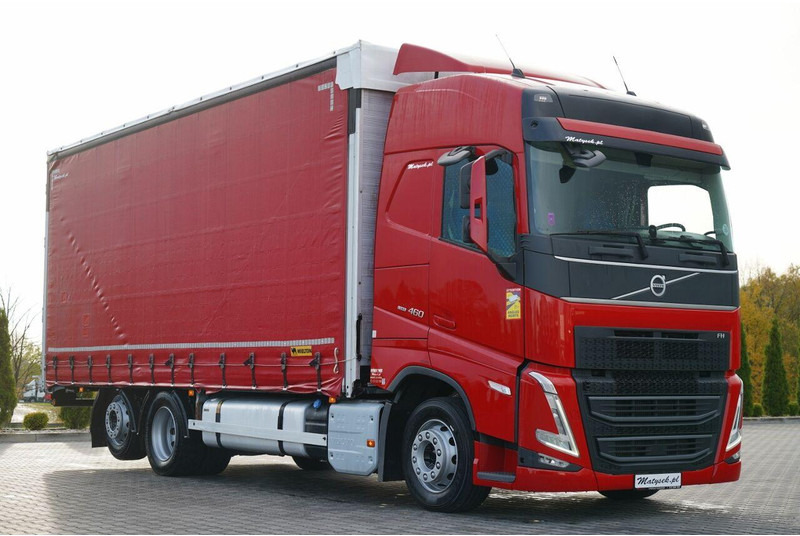 Volvo FH 460 / SOLÓWKA / I-SAVE / I-PARK COOL / OŚ PODNOSZONA SKRĘTNA - Camión lona: foto 1 Volvo FH 460 / SOLÓWKA / I-SAVE / I-PARK COOL / OŚ PODNOSZONA SKRĘTNA - Camión lona: foto 1