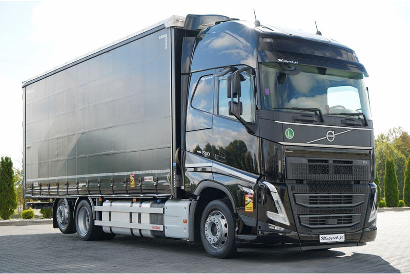 Volvo FH 500 / I-SAVE / TANDEM PRZEJAZDOWY / 2023 / KLIMA POSTOJOWA / - Camión lona: foto 1 Volvo FH 500 / I-SAVE / TANDEM PRZEJAZDOWY / 2023 / KLIMA POSTOJOWA / - Camión lona: foto 1