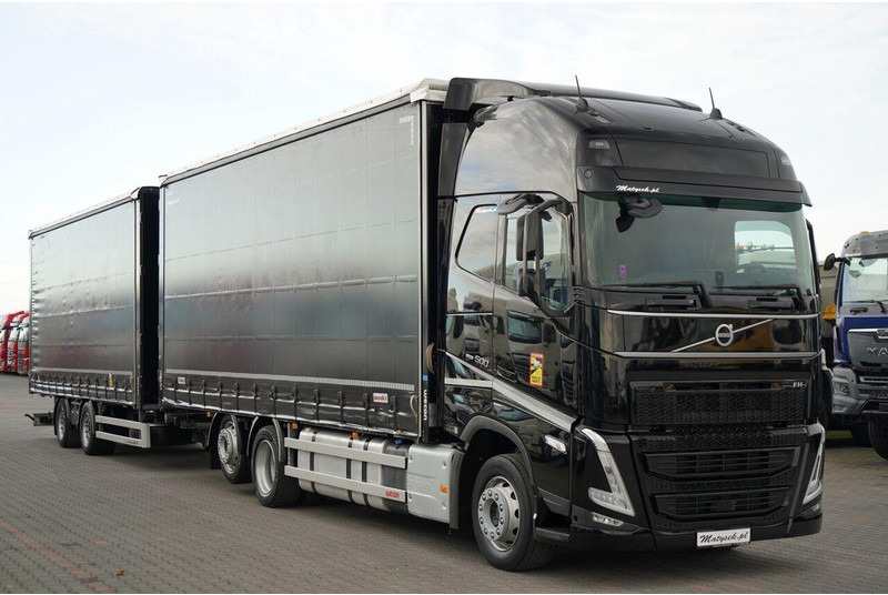 Volvo FH 500 / I-SAVE / XL / ZESTAW TANDEM PRZEJAZDOWY 120 M3 / 2023 - Camión lona: foto 2 Volvo FH 500 / I-SAVE / XL / ZESTAW TANDEM PRZEJAZDOWY 120 M3 / 2023 - Camión lona: foto 2