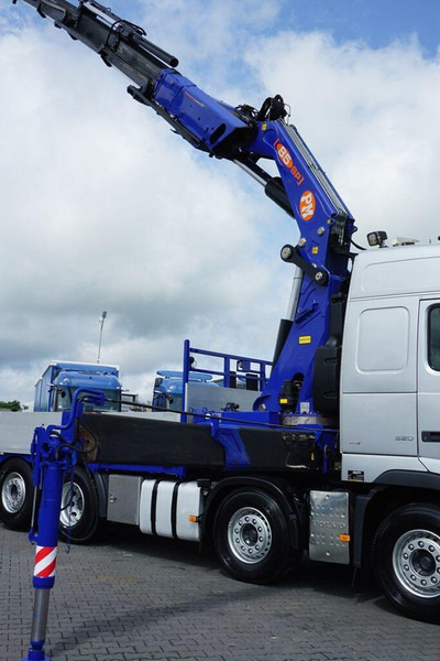 Camión caja abierta, Camión grúa Volvo FH / 520 / 8 X 2 / SKRZYNIOWY + HDS / PM 85 SP + JIB J 1204 / WY: foto 18