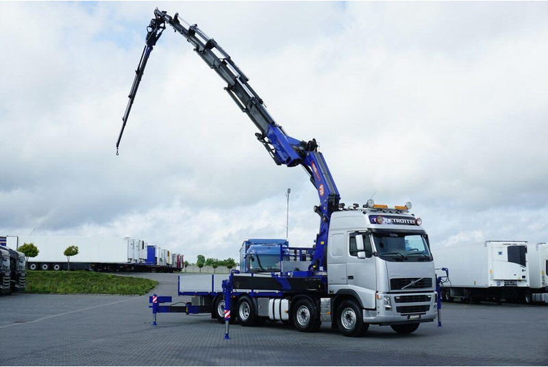 Volvo FH / 520 / 8 X 2 / SKRZYNIOWY + HDS / PM 85 SP + JIB J 1204 / WY - Camión caja abierta, Camión grúa: foto 1 Volvo FH / 520 / 8 X 2 / SKRZYNIOWY + HDS / PM 85 SP + JIB J 1204 / WY - Camión caja abierta, Camión grúa: foto 1