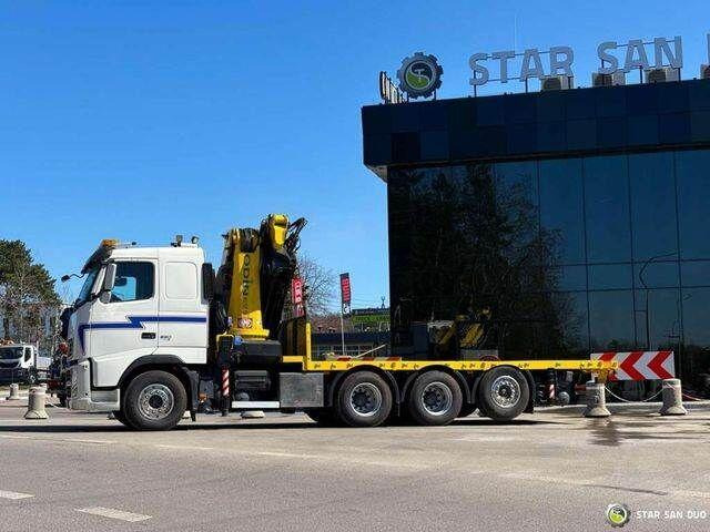 Volvo FH 520 8x4 HMF ODIN K6 EURO 5 FLY JIB Crane - Camión caja abierta, Camión grúa: foto 4 Volvo FH 520 8x4 HMF ODIN K6 EURO 5 FLY JIB Crane - Camión caja abierta, Camión grúa: foto 4