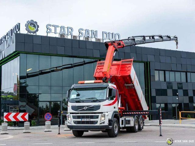 Volvo FM 410 6x2 PALFINGER PK 26002 EH Crane Tipper - Camión volquete, Camión grúa: foto 1 Volvo FM 410 6x2 PALFINGER PK 26002 EH Crane Tipper - Camión volquete, Camión grúa: foto 1