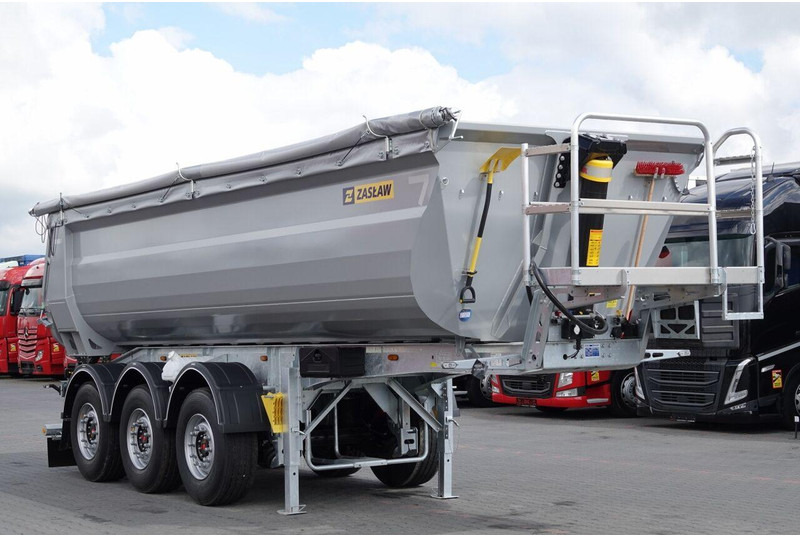 Zaslaw WYWROTKA 26 m3 / FABRYCZNIE NOWA / STALOWA / RYNNA WANNA HP / OŚ - Semirremolque volquete: foto 1 Zaslaw WYWROTKA 26 m3 / FABRYCZNIE NOWA / STALOWA / RYNNA WANNA HP / OŚ - Semirremolque volquete: foto 1