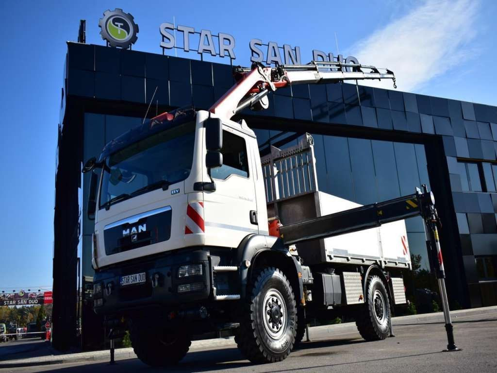MAN TGM 18.340 4x4 PALFINGER PK 18002 CRANE WINCH MAN TGM 18.340 4x4 PALFINGER PK 18002 CRANE WINCH - Camión grúa, Camión caja abierta: foto 5 MAN TGM 18.340 4x4 PALFINGER PK 18002 CRANE WINCH MAN TGM 18.340 4x4 PALFINGER PK 18002 CRANE WINCH - Camión grúa, Camión caja abierta: foto 5
