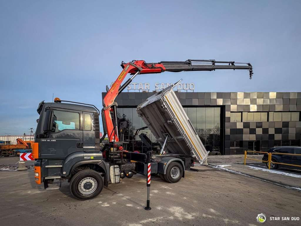 MAN TGS 18.480 PALFINGER PK 16502 HDS Crane,Kipper MAN TGS 18.480 PALFINGER PK 16502 HDS Crane,Kipper - Camión grúa, Camión volquete: foto 2 MAN TGS 18.480 PALFINGER PK 16502 HDS Crane,Kipper MAN TGS 18.480 PALFINGER PK 16502 HDS Crane,Kipper - Camión grúa, Camión volquete: foto 2