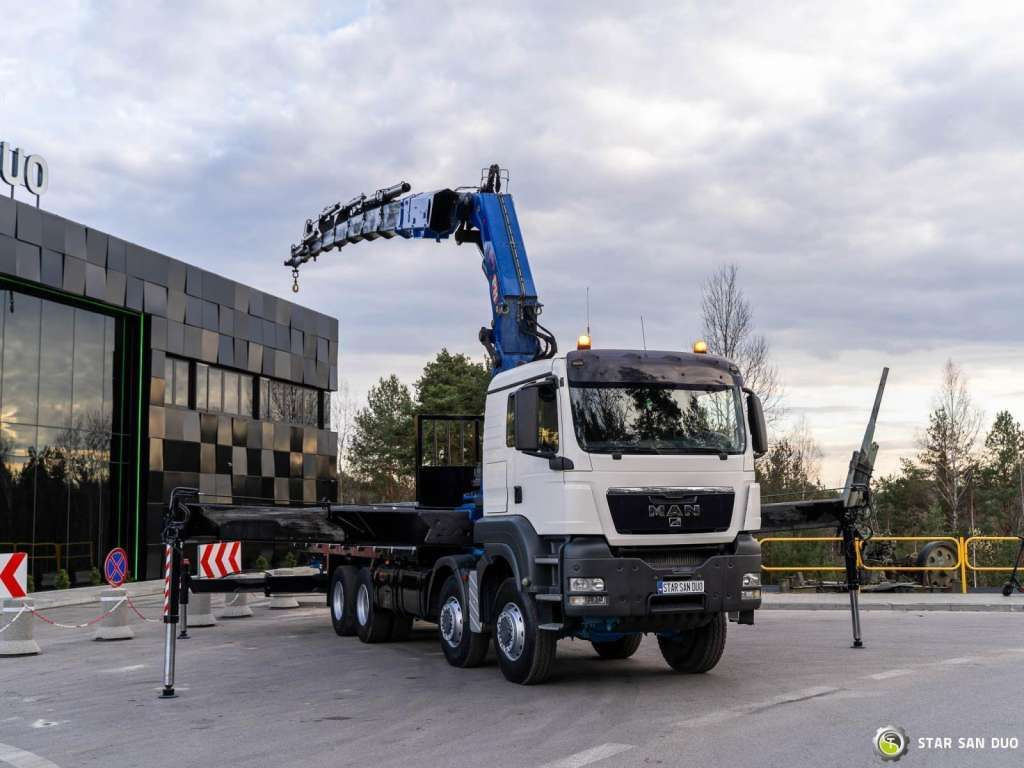 MAN TGS 41.480 8x8 PM 85SP HDS Crane - Camión grúa: foto 3 MAN TGS 41.480 8x8 PM 85SP HDS Crane - Camión grúa: foto 3