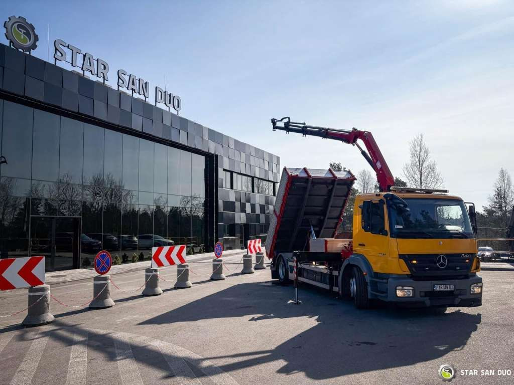 Mercedes-Benz AXOR 1824 4x2 HMF 975 HDS Crane Rotator Kipper Mercedes-Benz AXOR 1824 4x2 HMF 975 HDS Crane Rotator Kipper - Camión grúa, Camión volquete: foto 5 Mercedes-Benz AXOR 1824 4x2 HMF 975 HDS Crane Rotator Kipper Mercedes-Benz AXOR 1824 4x2 HMF 975 HDS Crane Rotator Kipper - Camión grúa, Camión volquete: foto 5