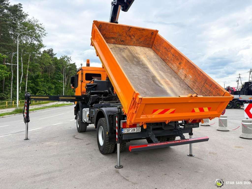 Camión volquete Mercedes-Benz  Actros 1841 AK 4x4 Hiab 288E-7 Crane Kipper: foto 7