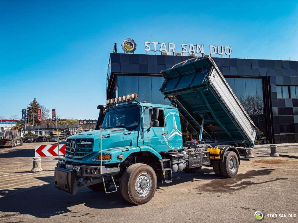 Mercedes-Benz Zetros 1833 4x4 Kipper Camper Chassis - Camión volquete: foto 1 Mercedes-Benz Zetros 1833 4x4 Kipper Camper Chassis - Camión volquete: foto 1